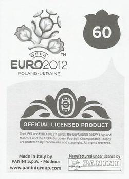 2012 Panini UEFA Euro 2012 Stickers - German #60 Marcin Wasilewski Back
