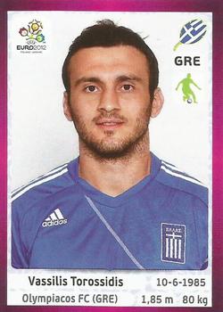 2012 Panini UEFA Euro 2012 Stickers - German #92 Vassilis Torossidis Front