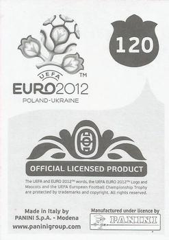 2012 Panini UEFA Euro 2012 Stickers - German #120 Sergei Parshivlyuk Back
