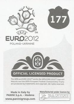2012 Panini UEFA Euro 2012 Stickers - German #177 Khalid Boulahrouz Back