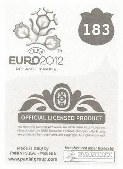 2012 Panini UEFA Euro 2012 Stickers - German #183 Georginio Wijnaldum Back