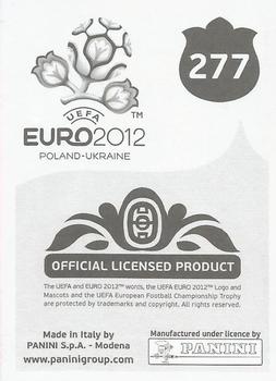 2012 Panini UEFA Euro 2012 Stickers - German #277 Cristiano Ronaldo Back