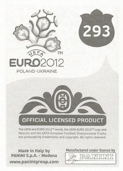 2012 Panini UEFA Euro 2012 Stickers - German #293 Jordi Alba Back