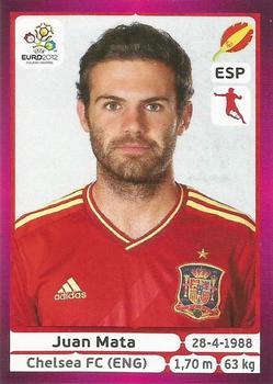 2012 Panini UEFA Euro 2012 Stickers - German #301 Juan Mata Front