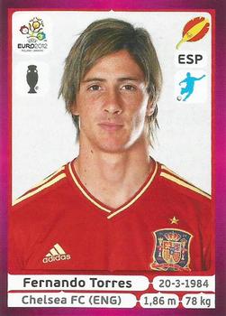 2012 Panini UEFA Euro 2012 Stickers - German #305 Fernando Torres Front