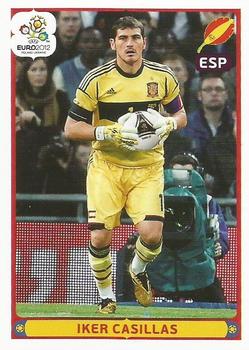 2012 Panini UEFA Euro 2012 Stickers - German #307 Iker Casillas Front