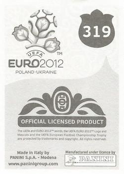 2012 Panini UEFA Euro 2012 Stickers - German #319 Andrea Barzagli Back