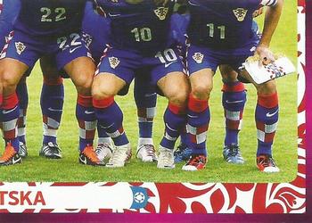 2012 Panini UEFA Euro 2012 Stickers - German #373 Team - Croatia Front