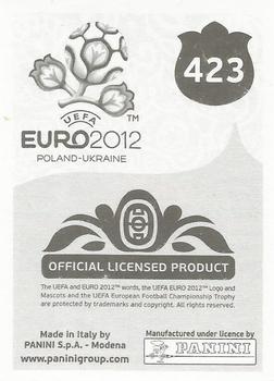 2012 Panini UEFA Euro 2012 Stickers - German #423 Ruslan Rotan Back
