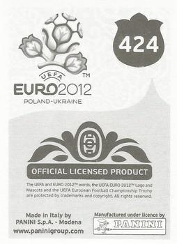 2012 Panini UEFA Euro 2012 Stickers - German #424 Anatoliy Tymoshchuk Back