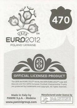 2012 Panini UEFA Euro 2012 Stickers - German #470 Florent Malouda Back
