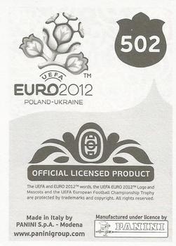 2012 Panini UEFA Euro 2012 Stickers - German #502 Jack Wilshere Back