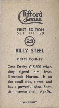 1950 Clifford Footballers #23 Billy Steel Back