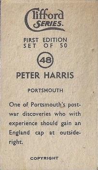 1950 Clifford Footballers #48 Peter Harris Back