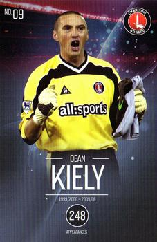2015-16 Charlton Athletic F.C. 110-Year Anniversary Card Collection #9 Dean Kiely Front