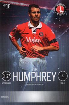 2015-16 Charlton Athletic F.C. 110-Year Anniversary Card Collection #18 John Humphrey Front