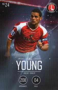 2015-16 Charlton Athletic F.C. 110-Year Anniversary Card Collection #24 Luke Young Front