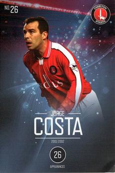 2015-16 Charlton Athletic F.C. 110-Year Anniversary Card Collection #26 Jorge Costa Front