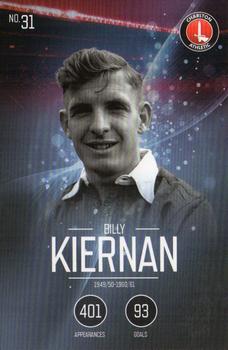 2015-16 Charlton Athletic F.C. 110-Year Anniversary Card Collection #31 Billy Kiernan Front