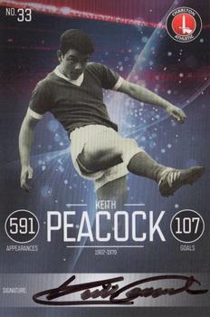 2015-16 Charlton Athletic F.C. 110-Year Anniversary Card Collection #33 Keith Peacock Front