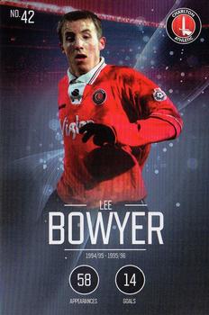 2015-16 Charlton Athletic F.C. 110-Year Anniversary Card Collection #42 Lee Bowyer Front
