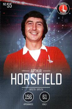 2015-16 Charlton Athletic F.C. 110-Year Anniversary Card Collection #55 Arthur Horsfield Front
