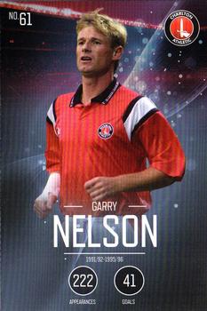 2015-16 Charlton Athletic F.C. 110-Year Anniversary Card Collection #61 Garry Nelson Front