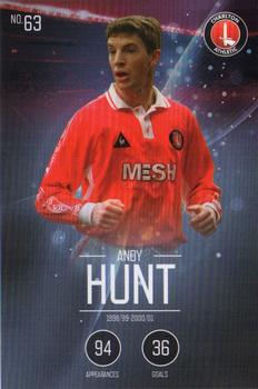 2015-16 Charlton Athletic F.C. 110-Year Anniversary Card Collection #63 Andy Hunt Front