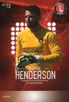 2015-16 Charlton Athletic F.C. 110-Year Anniversary Card Collection #73 Stephen Henderson Front
