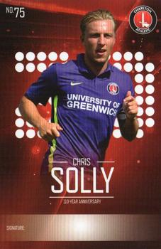 2015-16 Charlton Athletic F.C. 110-Year Anniversary Card Collection #75 Chris Solly Front