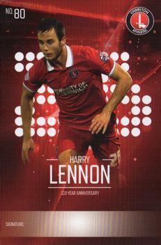 2015-16 Charlton Athletic F.C. 110-Year Anniversary Card Collection #80 Harry Lennon Front