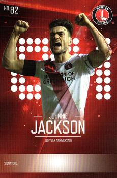 2015-16 Charlton Athletic F.C. 110-Year Anniversary Card Collection #82 Johnnie Jackson Front