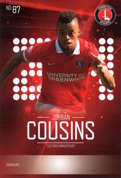 2015-16 Charlton Athletic F.C. 110-Year Anniversary Card Collection #87 Jordan Cousins Front