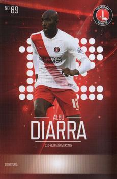 2015-16 Charlton Athletic F.C. 110-Year Anniversary Card Collection #89 Alou Diarra Front