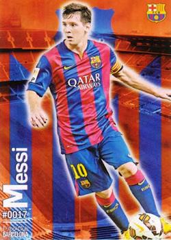 2015-16 Las Fichas Quiz de la Liga 2016 Mundicromo #17 Messi Front