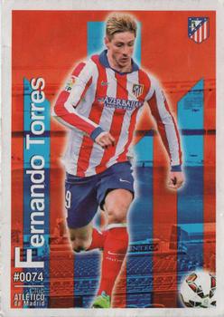 2015-16 Las Fichas Quiz de la Liga 2016 Mundicromo #74 Fernando Torres Front