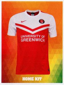 2014-15 Charlton Athletic Stickers #4 Home Kit Front