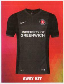 2014-15 Charlton Athletic Stickers #5 Away Kit Front