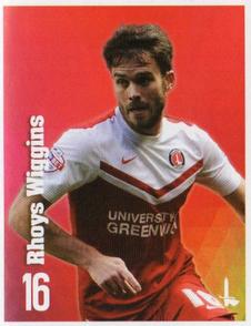 2014-15 Charlton Athletic Stickers #10 Rhoys Wiggins Front