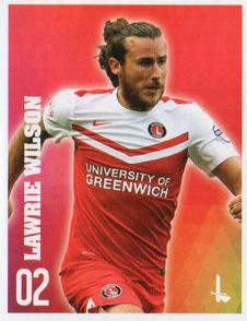 2014-15 Charlton Athletic Stickers #17 Lawrie Wilson Front