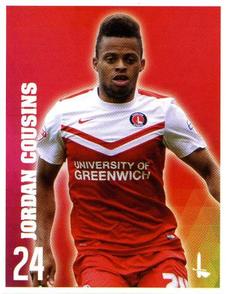 2014-15 Charlton Athletic Stickers #18 Jordan Cousins Front