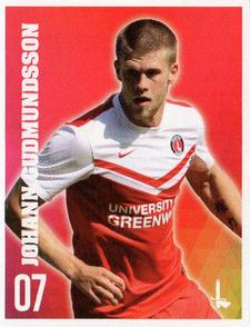 2014-15 Charlton Athletic Stickers #22 Johann Gudmundsson Front