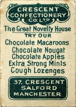 1925 Crescent Confectionery Footballers #NNO David Rollo Back