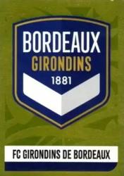 2020-21 Panini FOOT 2021 #37 FC Girondins de Bordeaux Logo Front