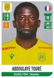 2020-21 Panini FOOT 2021 #336 Abdoulaye Touré Front