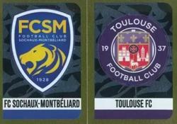2020-21 Panini FOOT 2021 #571 FC Sochaux-Montbeliard / Toulouse FC Logo Front