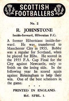 1960 Chix Confectionery Scottish Footballers #2 Bobby Johnstone Back