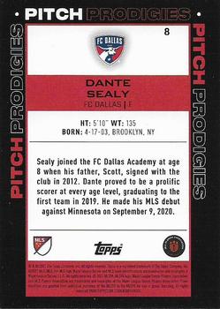 2021 Topps MLS #8 Dante Sealy Back