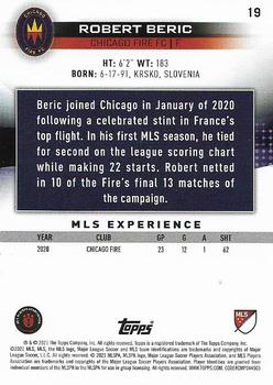 2021 Topps MLS #19 Robert Beric Back