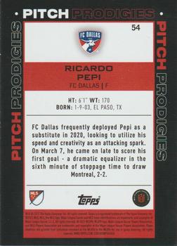 2021 Topps MLS #54 Ricardo Pepi Back